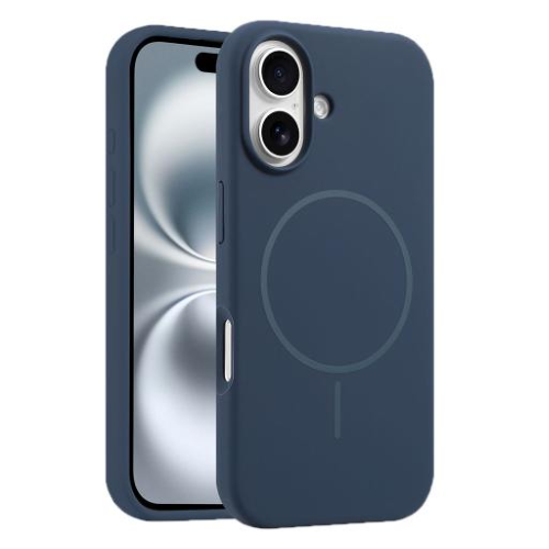 Cover silicone serie MAGSILK per iPhone 13 Pro Max Blu