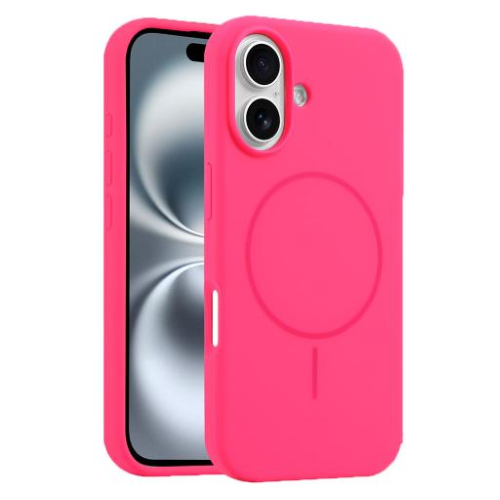 Cover silicone serie MAGSILK per iPhone 12 | 12 Pro Fucsia