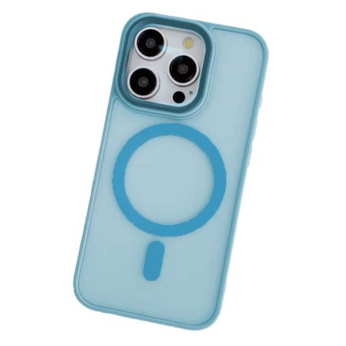 Cover in TPU serie MAGMATTE per iPhone 16 Blu