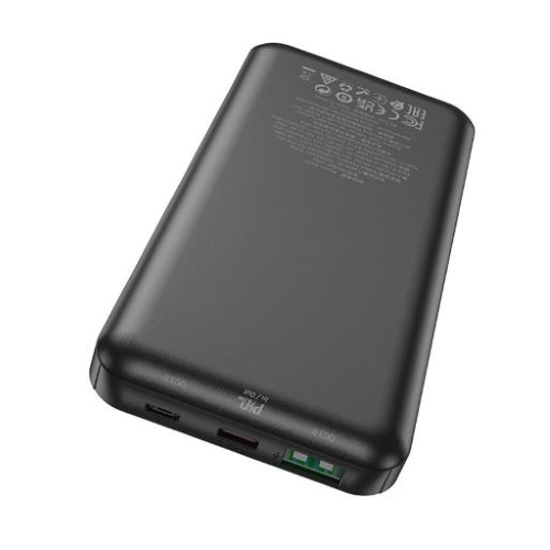 Power bank J102 "Cool figure" PD20W+QC3.0 nero 10000 mAh