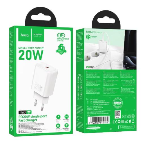 Alimentatore rete N60 single port PD20W