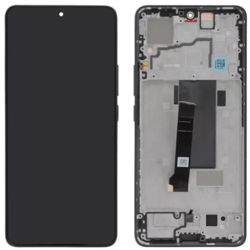 Display completo (OLED) nero con frame per Redmi note 13 4G