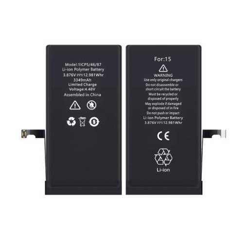 Batteria 3349 mAh iPhone 15 NO POP-UP NO SALDATURA