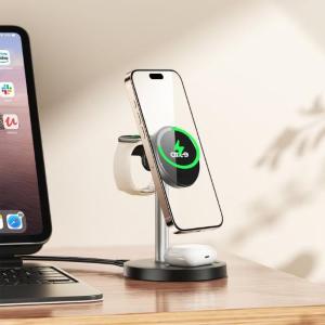 Art-e Supporto ricarica wireless 3in1  compatibile con iPhone/ iWatch e Airpods