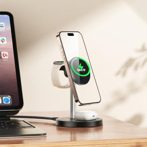 Art-e Supporto ricarica wireless 3in1  compatibile con iPhone/ iWatch e Airpods