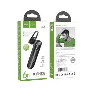 Auricolare BT Mono E63 "Diamond" nero BT 5.0