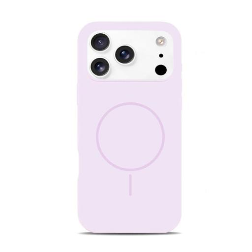 Cover silicone serie MAGSILK per iPhone 17 Lilla