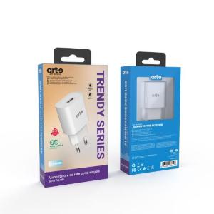 Caricabatteria da rete 2.4A USB-A Serie Trendy
