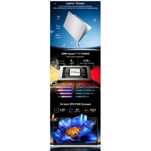 Ninkear S14 AMD Ryzen 7535HS 14" 16GB+1TB W11