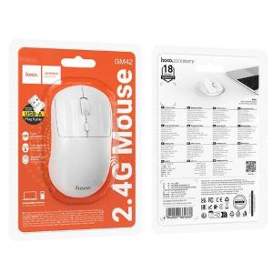 Mouse wireless GM42 2.4G Bianco