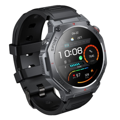 Hoco Y37 AMOLED GPS Smartwatch sports watch Black supporta chiamate BT