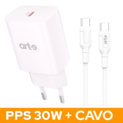 Caricabatterie da rete PPS PD30W con cavo Type-C/Type-C - Serie Ultra