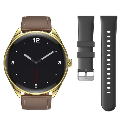 Hoco Y22 Smartwatch Champagne Gold Display Amoled, supporta chiamate BT