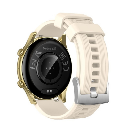 Smartwatch Hoco Y38 con supporto chiamata gold - AMOLED, AOD, IP67, SpO2, Heart Rate
