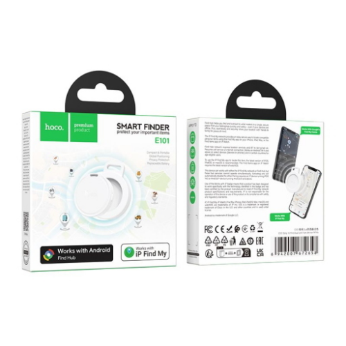 Smart Tag / Tracker HOCO E101 iOS+Android bianco