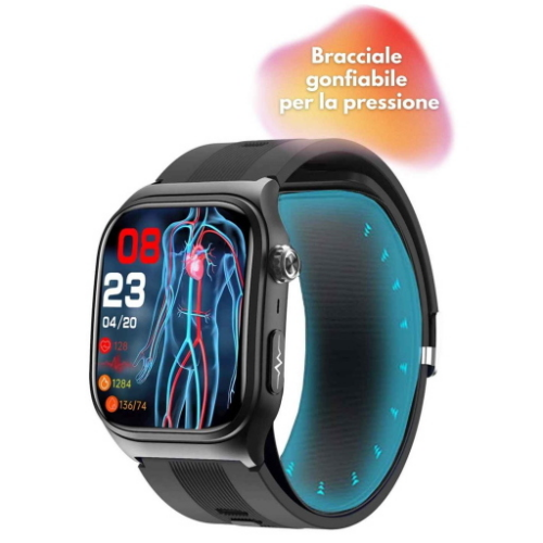 SAIET Check UP Watch - Monitoraggio Pressione ed ECG