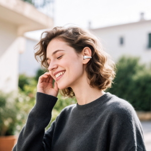 Hoco Auricolari TWS EA8 Bianchi (gestibili da APP)