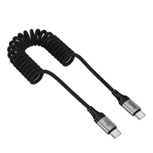 Cavo a spirale 1.5m 60W type C-type C X121 "Nuevo" nero