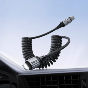 Cavo a spirale 1.5m PD27W lightning X121 "Nuevo" nero