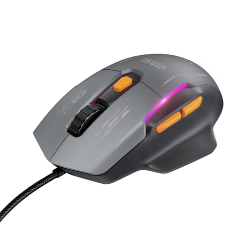 Mouse Gaming RGB con filo GM52 "Reddy" Black Gray