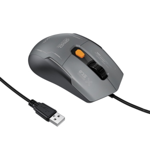 Mouse Gaming RGB con filo GM52 "Reddy" Black Gray