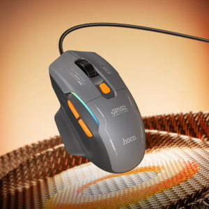 Mouse Gaming RGB con filo GM52 "Reddy" Black Gray