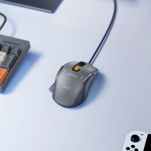 Mouse Gaming RGB con filo GM52 "Reddy" Black Gray