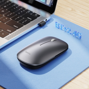 Mouse wireless 2.4G+Bluetooth ricaricabile GM43 "Adelanto" deep space gray