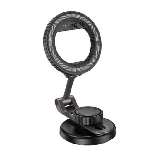 Supporto auto ripiegabile magnetico per cruscotto  H77 "View" black metal grey