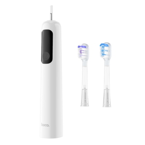 [Bundle]Spazzolino elettrico ad ultrasuoni waterproof HP64 bianco + Kit 2 testine di ricambio
