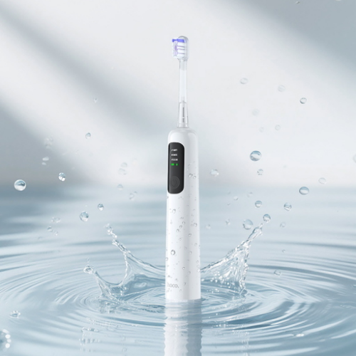 [Bundle]Spazzolino elettrico ad ultrasuoni waterproof HP64 bianco + Kit 2 testine di ricambio