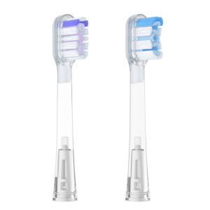 [Bundle]Spazzolino elettrico ad ultrasuoni waterproof HP64 bianco + Kit 2 testine di ricambio
