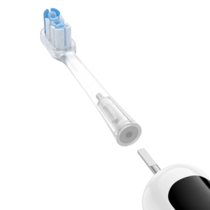 [Bundle]Spazzolino elettrico ad ultrasuoni waterproof HP64 bianco + Kit 2 testine di ricambio