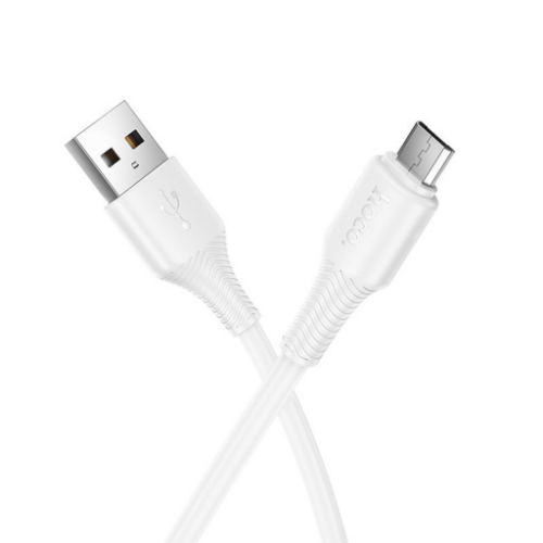 Cavo dati/ricarica X120 Micro usb 1m 2.4A bianco