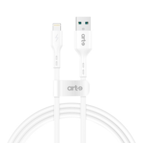 Cavo USB/Lightning Bianco 1m alta resistenza serie DATA STRONG
