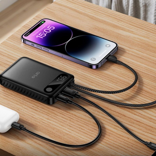 Power Bank 10.000mAh PD20W+22.5W con cavi integrati (Type-c) + (Lightning)