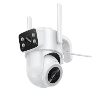 HOCO D9 Videocamera da esterno HD PTZ Doppia Lente