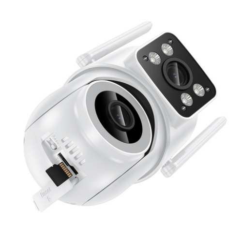HOCO D9 Videocamera da esterno HD PTZ Doppia Lente