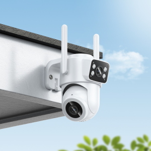HOCO D9 Videocamera da esterno HD PTZ Doppia Lente