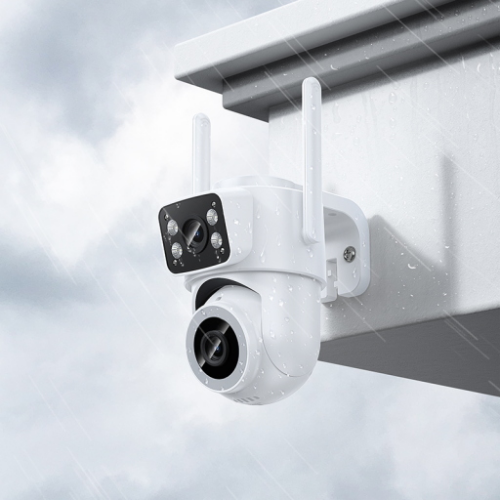 HOCO D9 Videocamera da esterno HD PTZ Doppia Lente