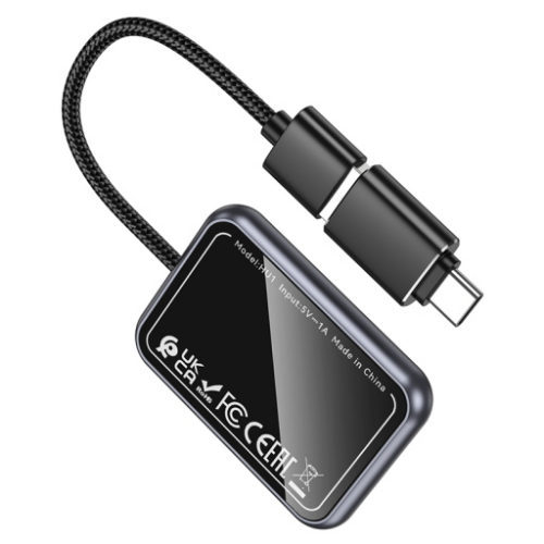 HOCO HU1 Way Adattatore Wireless per Apple Carplay con micro SD