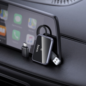 HOCO HU1 Way Adattatore Wireless per Apple Carplay con micro SD