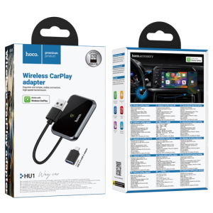 HOCO HU1 Way Adattatore Wireless per Apple Carplay con micro SD