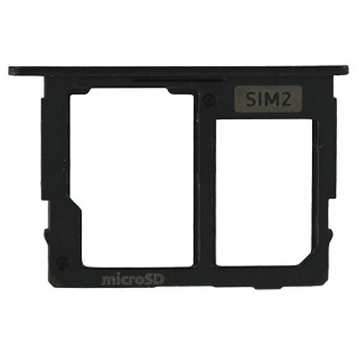 Carrellino/supporto SIM2+microSD nero (per variante dual SIM)