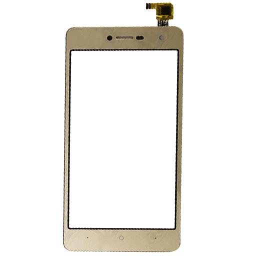 Touch screen con vetrino oro